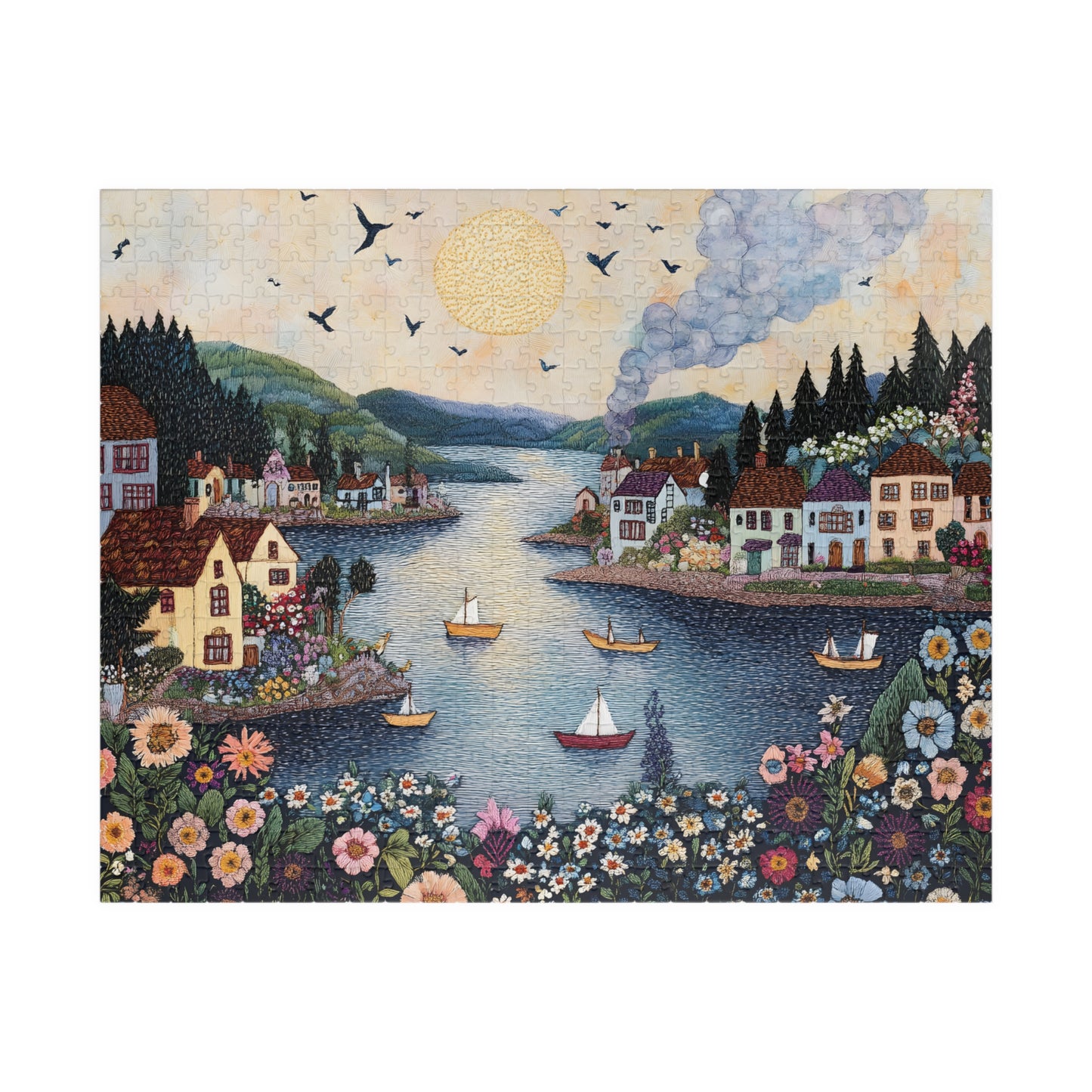 William Morris Lakeside Serenity Jigsaw Puzzle