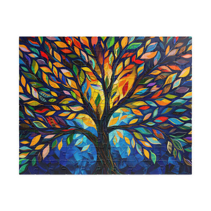 Tree of Life Mosaic Jigsaw Puzzle