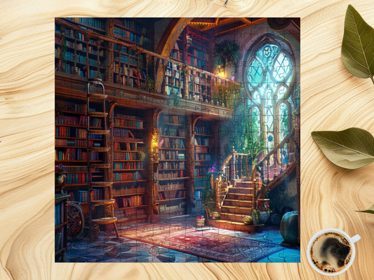 Ancient Library Jigsaw Puzzle