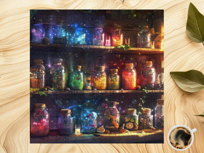 Witches Pantry Herbalist Mushroom Jigsaw Puzzle