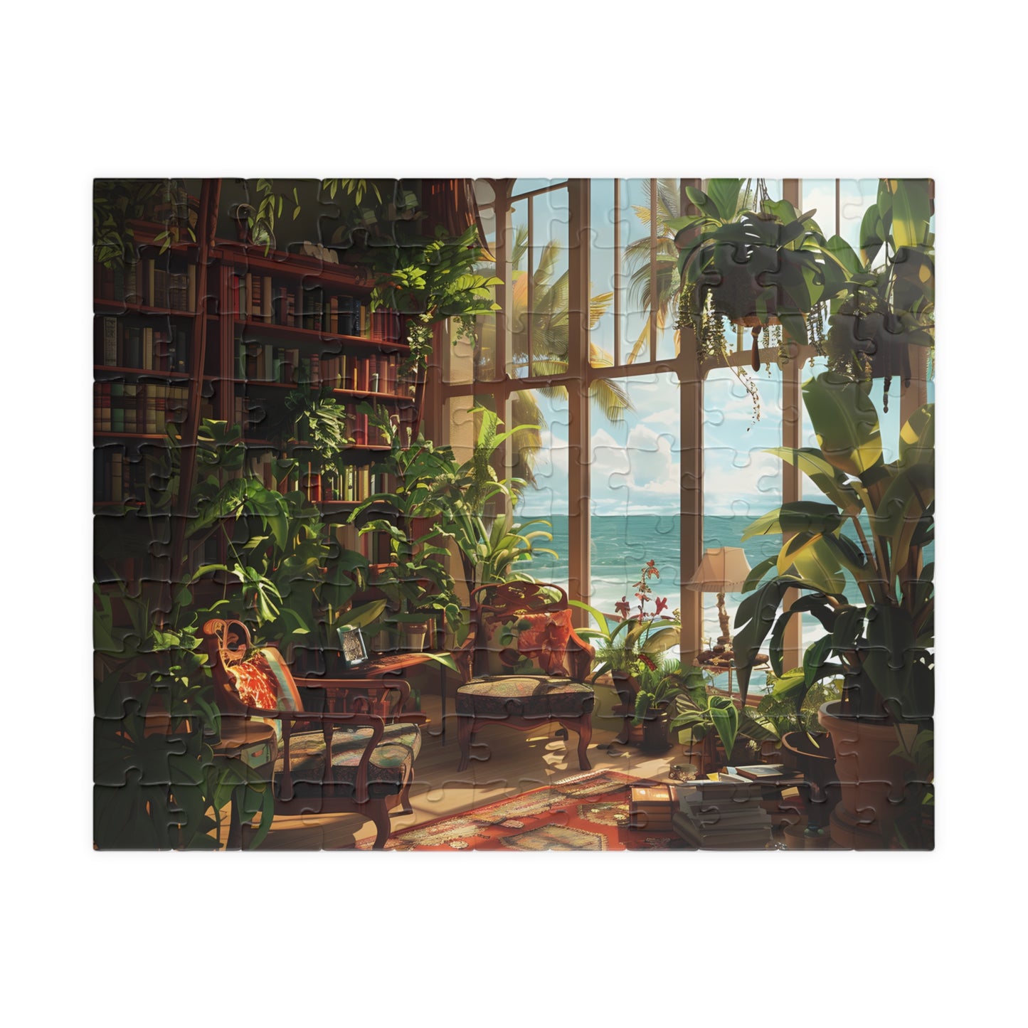 Book Nook Plant Jigsaw Puzzle