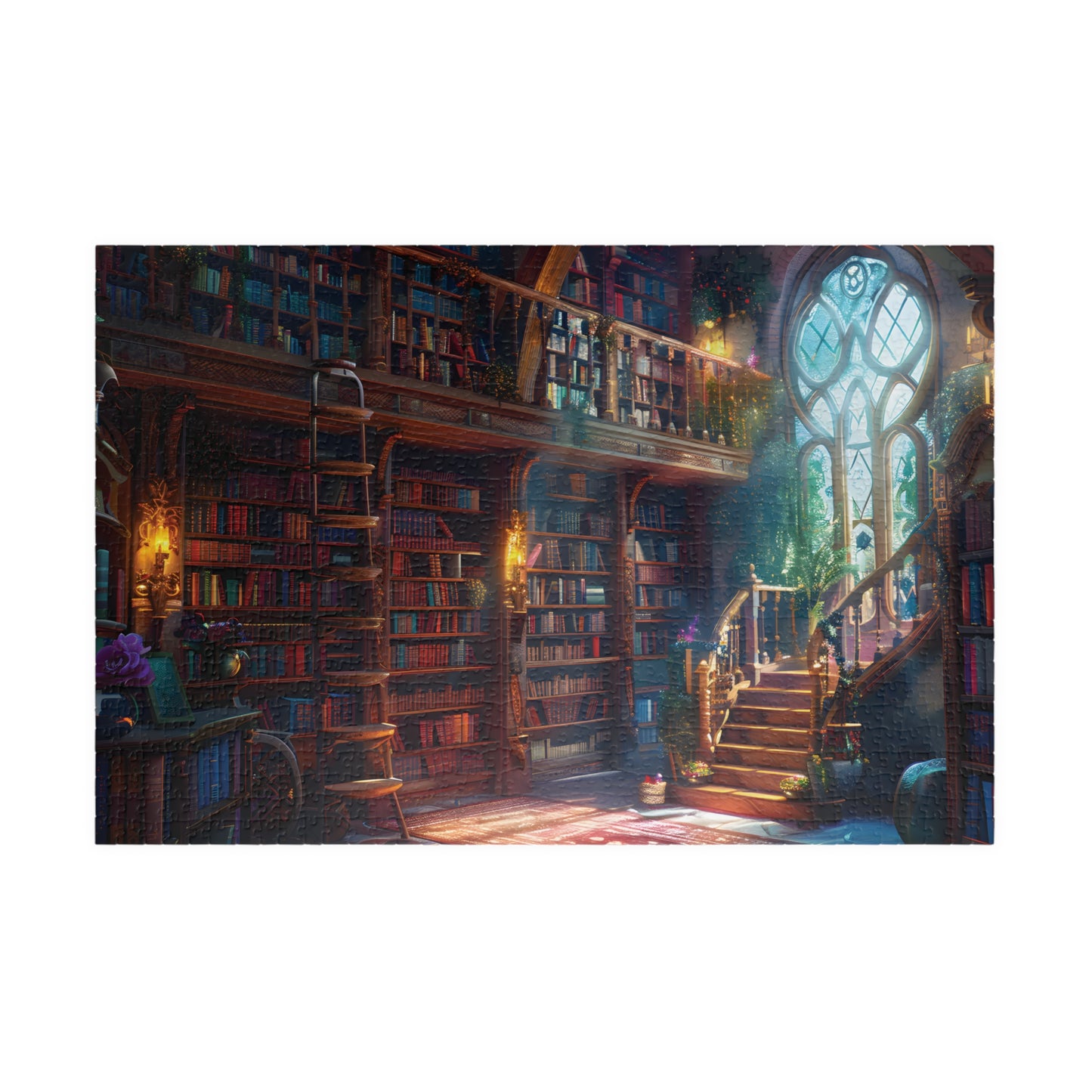 Ancient Library Jigsaw Puzzle