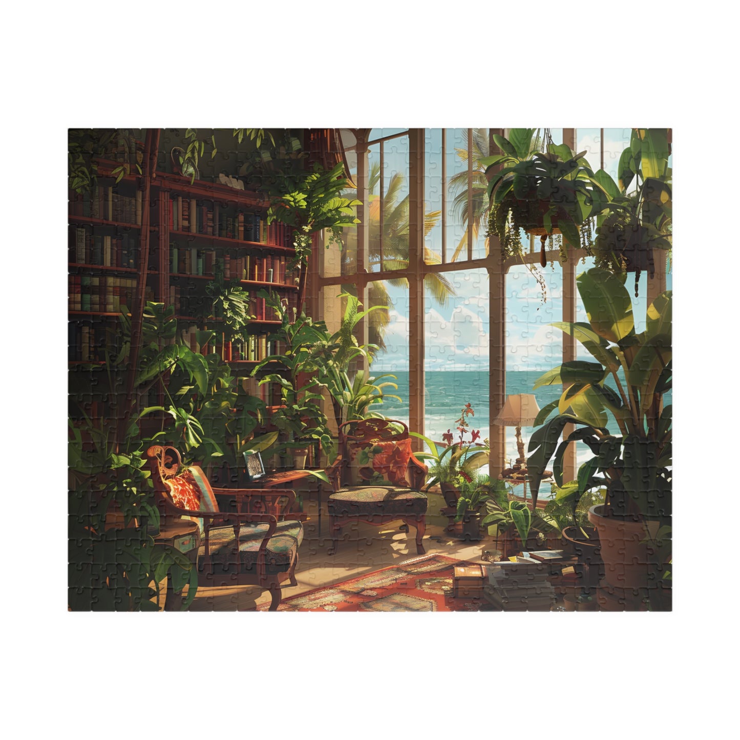 Book Nook Plant Jigsaw Puzzle