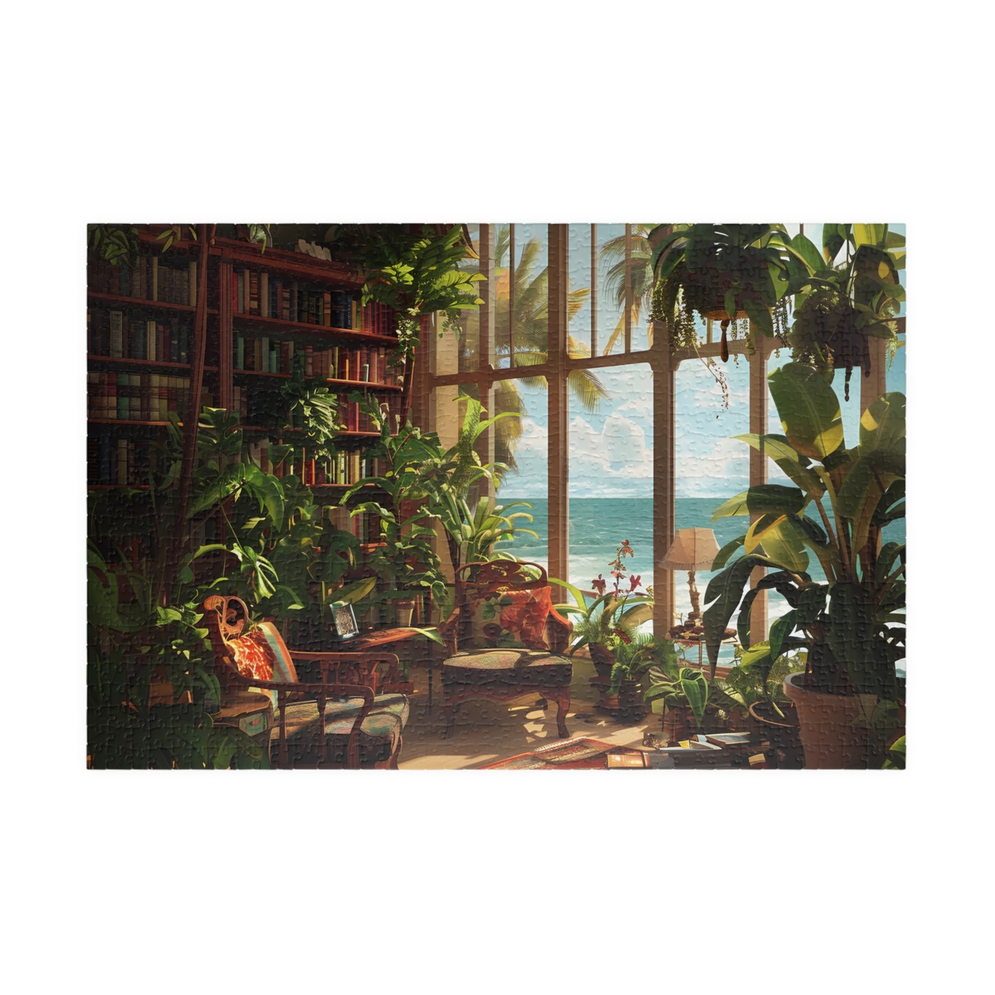 Book Nook Plant Jigsaw Puzzle