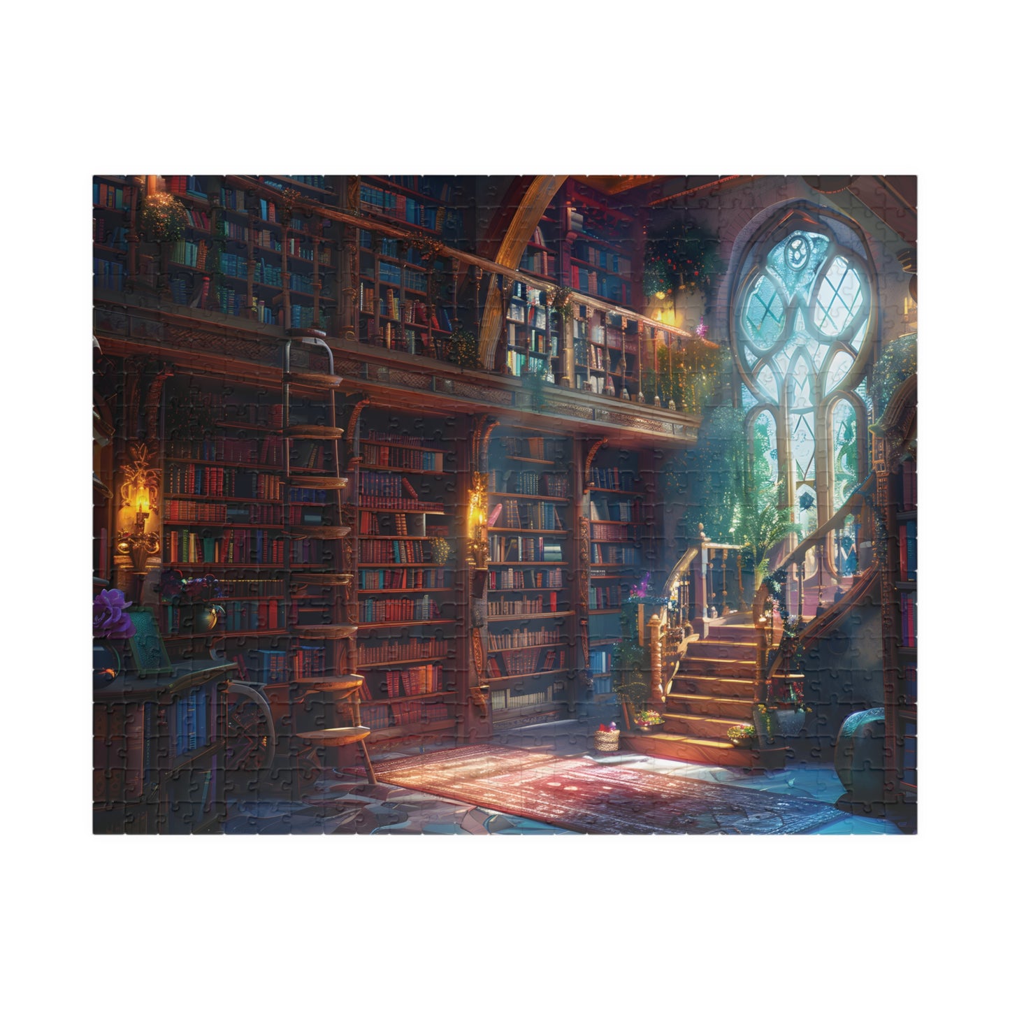 Ancient Library Jigsaw Puzzle