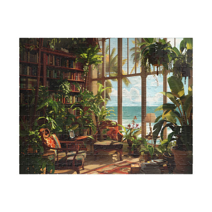 Book Nook Plant Jigsaw Puzzle