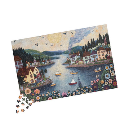 William Morris Lakeside Serenity Jigsaw Puzzle