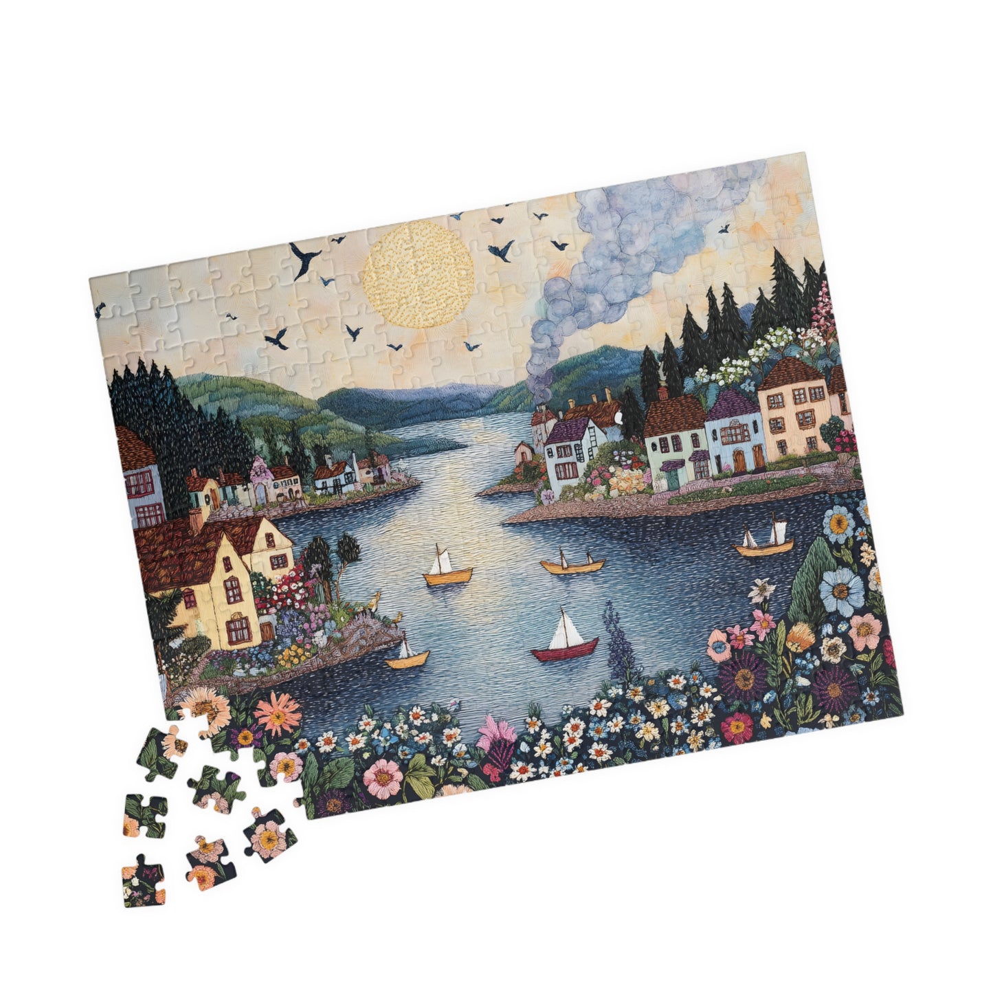 William Morris Lakeside Serenity Jigsaw Puzzle