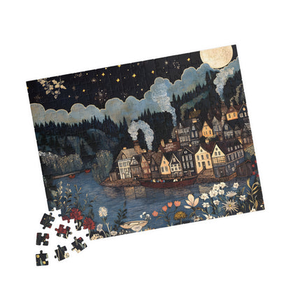 William Morris Nordic Waterways Tale Jigsaw Puzzle