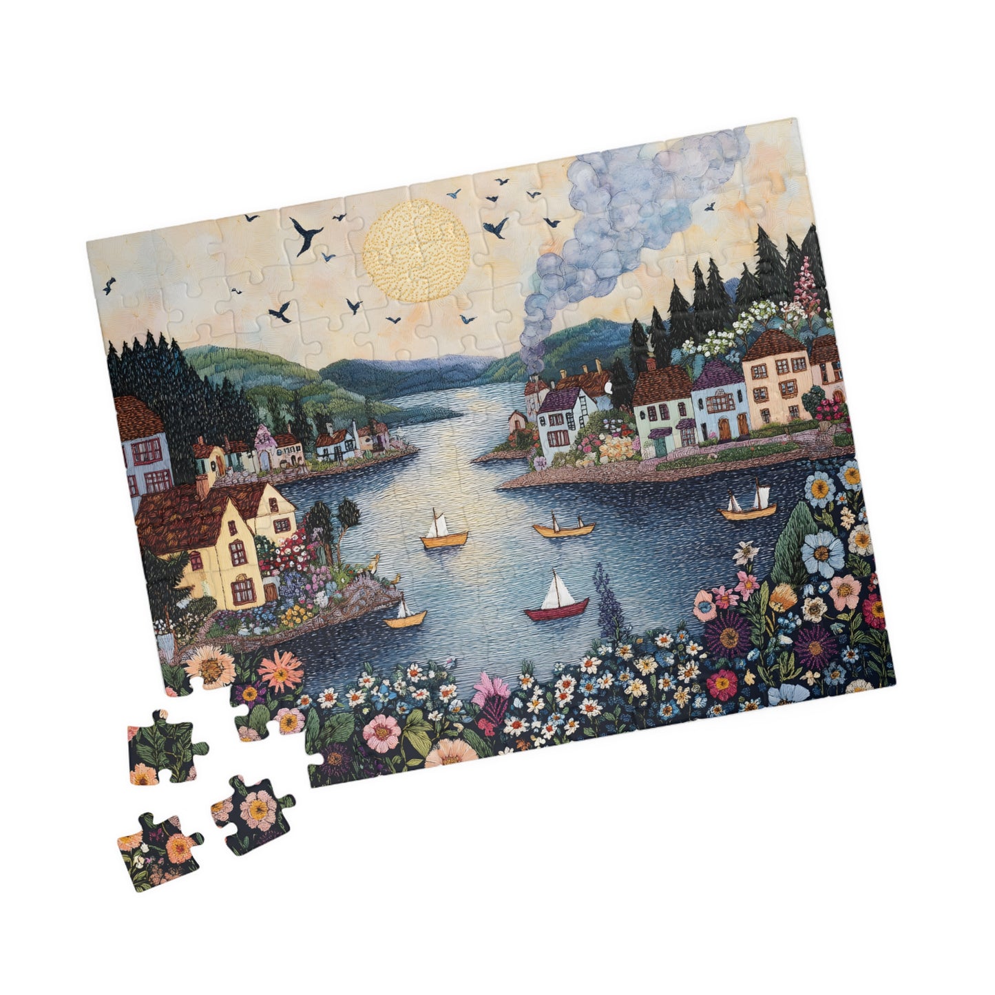 William Morris Lakeside Serenity Jigsaw Puzzle